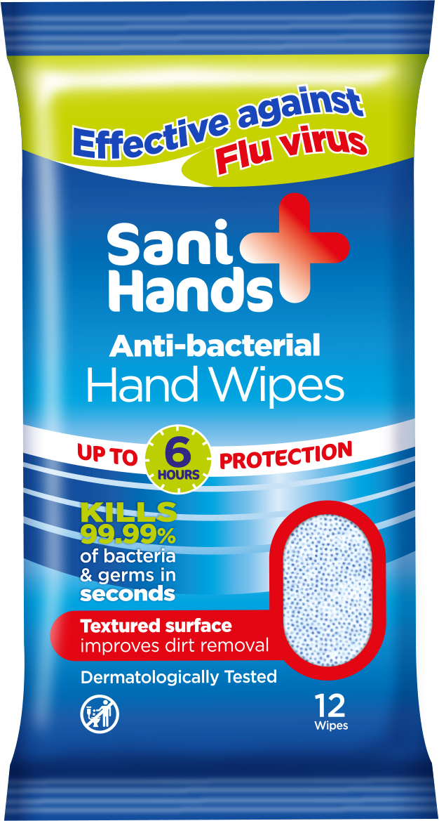 Sani Hands antibacterial wipes NicePak International