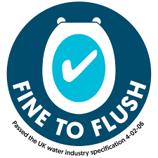 'Fine to Flush' logo