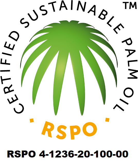 Nice-Pak use only RSPO certified palm oil